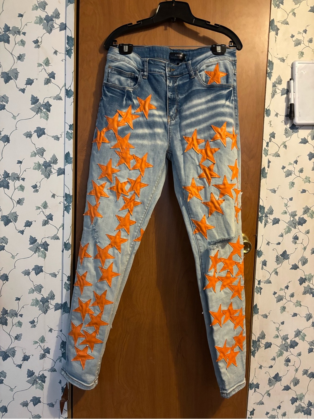 AMIRI Five Pocket Blue Chemist Jeans